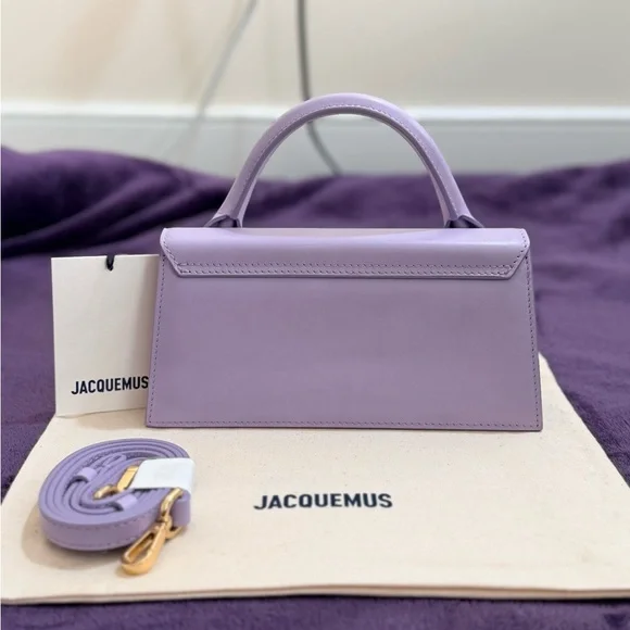 NWT Jacquemus Le Chiquito Long – Lilac Purple Leather - Picture 4 of 11